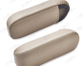 Armrest Cover For 2002-2007 Ford F-250/F-350 Lariat - Flint Gray Vinyl, Driver & Passenger