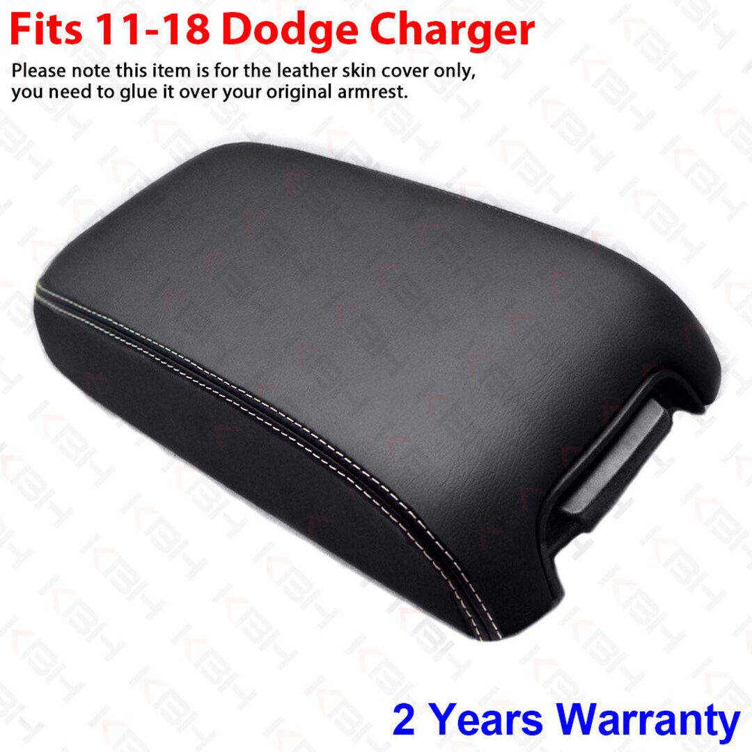 Fits 2011-18 Ford Explorer Black Leather Console Armrest Lid Cover Fits 2011-18 Ford Explorer Black Leather Console Armrest Lid Cover