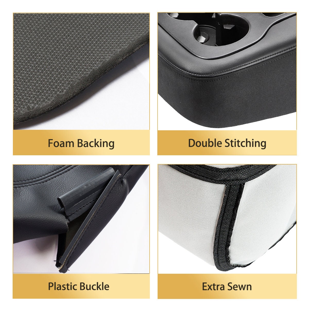 Fit For 2007-2014 Silverado Tahoe Sierra Armrest Console JUMP SEAT Cover Top - Foto 5