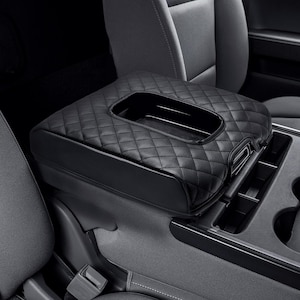 Fits 2014-2018 Chevy Silverado 1500 2500 3500 Split Bench Jump Seat 40/20/40 Center Console Lid Armrest Cover Pad Cushion Pet Anti-Scratch