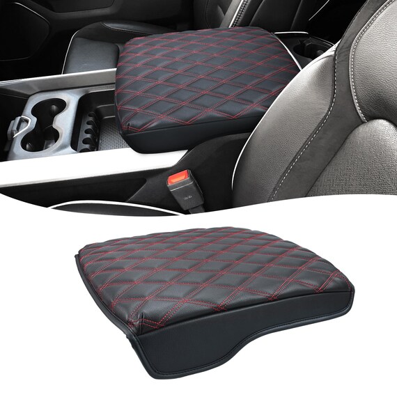 Richmond Auto Upholstery Genuine Leather Center Console Lid Cover For 2012-2013 Dodge Ram Limited/LongHorn – Canyon Brown, Made In USA - View #3