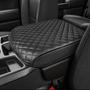 Fits 2019-2025 GMC Sierra 1500 2500 3500 Jump Seat Center Console Lid Middle Armrest Covering Pad Cushion Protector Pet Anti-Scratch KBH