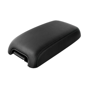 Fits Dodge Charger 2011-2018 Vinyl Leather Center Console Lid Armrest Cover Auto Car Interior Upholstery Replacement Trim  KBH Black