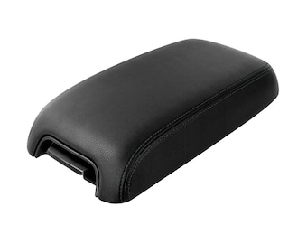 Center Console Lid Cover – Red Stitch Vinyl For 2011-2019 Dodge Durango 4 thumbnail image
