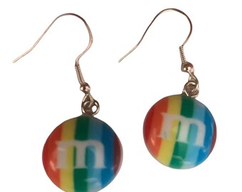 PRIDE earrings, LGBTQ ally earrings, PRIDE jewelry, lgbtq jewelry, pride month, show your pride, rainbow earrings