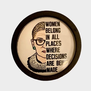 Women’s rights pin, feminist pin, Ruth Bader Ginsburg,RBG, dissent,feminist