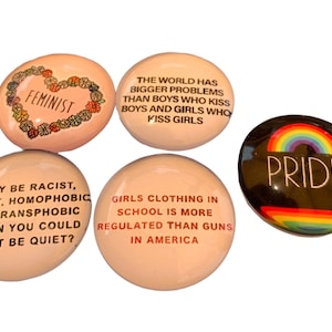 Magnets, social justice, LGBTQ, feminist,women’s rights