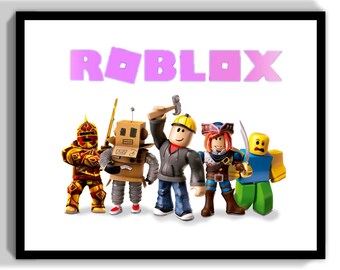 Roblox Print Etsy - roblox images to print