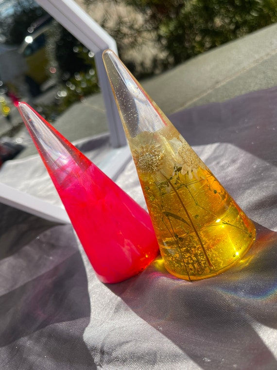 Resin Ring Holder Pressed Flower Ring holder Ring Display Etsy