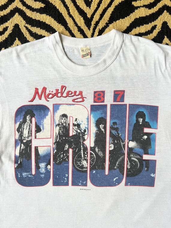 Rare 1987 Motley Crue Girls Girls Girls World Tou… - image 1