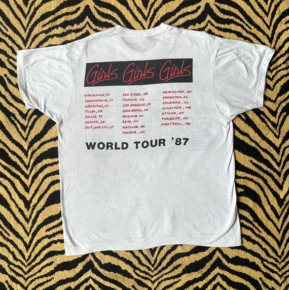 Rare 1987 Motley Crue Girls Girls Girls World Tou… - image 6