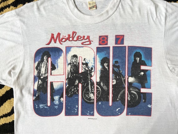 Rare 1987 Motley Crue Girls Girls Girls World Tou… - image 3