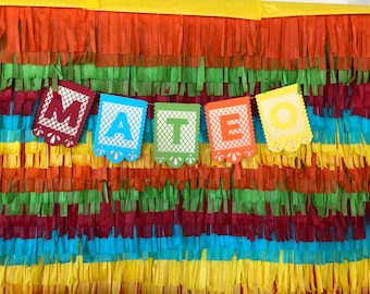 A-Z SVG chopped paper banner