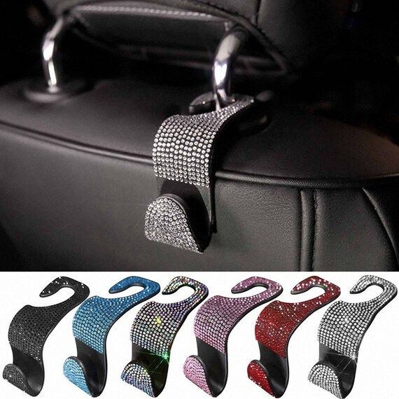 Car Seat Hooks Bling Car Headrest Hanger Rhinestones Auto Car Purse Hooks for SUV Truck Vehicle 2Pcs Car Headrest Hooks Car Seat Hooks Bling Car Headrest Hanger Rhinestones Auto Car Purse Hooks for SUV Truck Vehicle 2Pcs Car Headrest Hooks