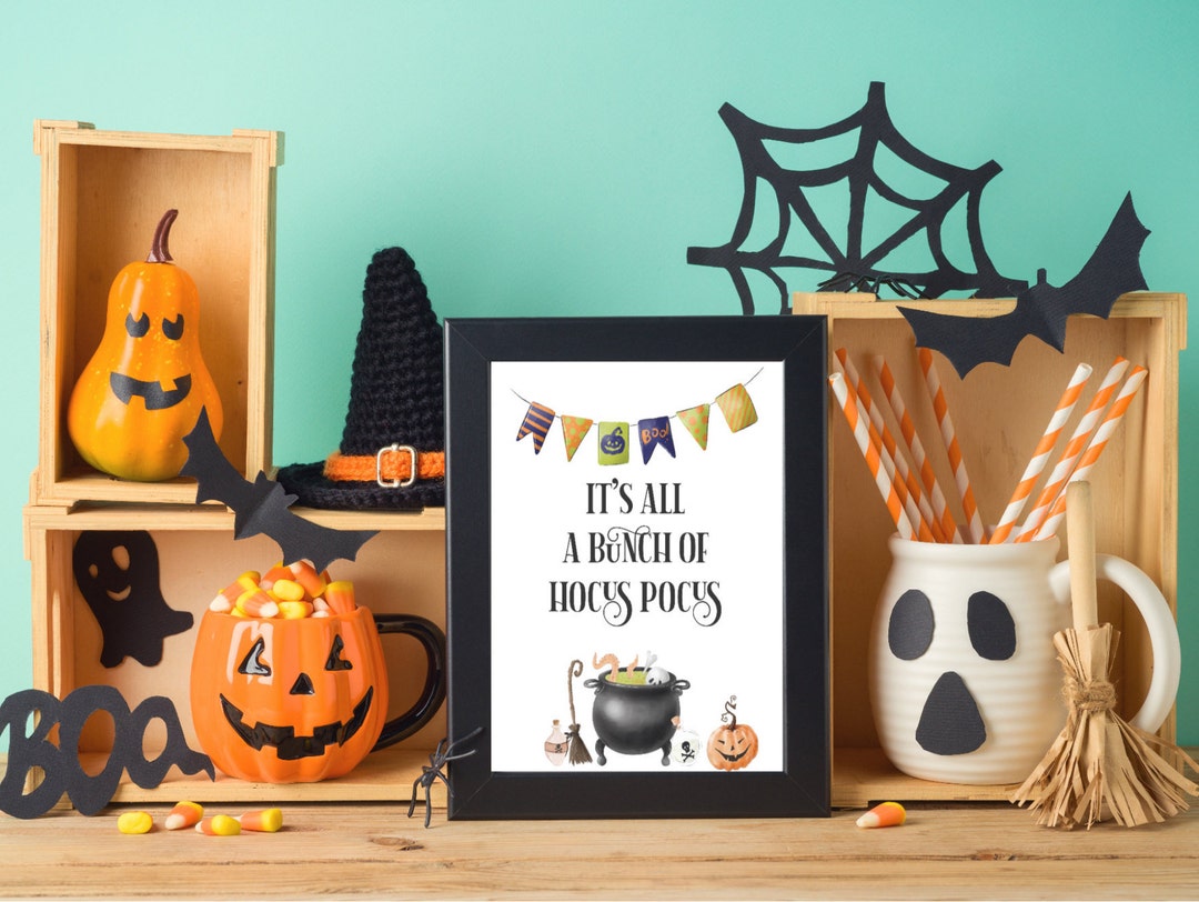 Hocus Pocus Halloween 8x10 Printable Wall Art/kids Halloween Party ...