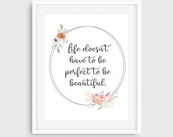 Watercolor Inspirational Print