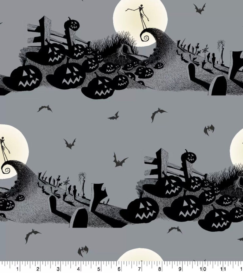 Disney's Nightmare Before Christmas Spooky Graveyard Etsy