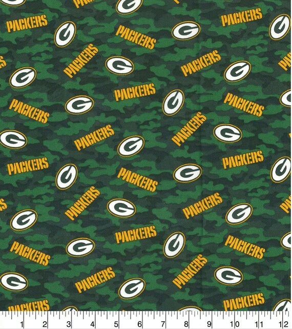 12 yard Green Bay Packers camouflaged