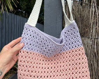 Market bag, crochet bag, handmade bag