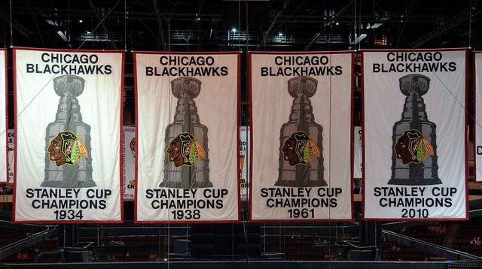3 SIZES Chicago Blackhawks Stanley Cup and Retired Numbers Etsy