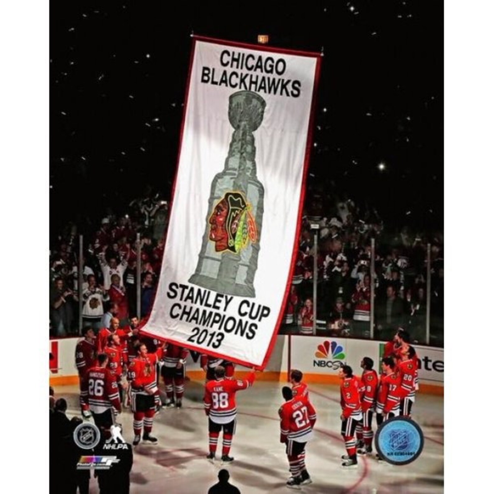 Chicago Blackhawks Stanley Cup and Retired Numbers Vinyl Decal Etsy