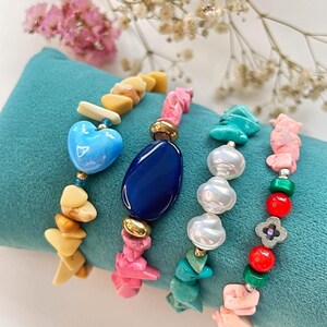 Pulseras Chips de cuarzos, Pulseras con significado, Pulsera Hechas a mano, Regalo para Ella