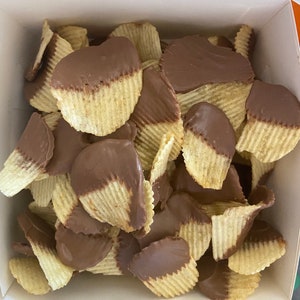 Chocolate covered chips/pretzels