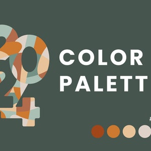 2024 Color Palettes For Branding, Design, Illustration, UI/UX - Modern Color Schemes and Color Reference Chart | Adobe Illustrator Swatches