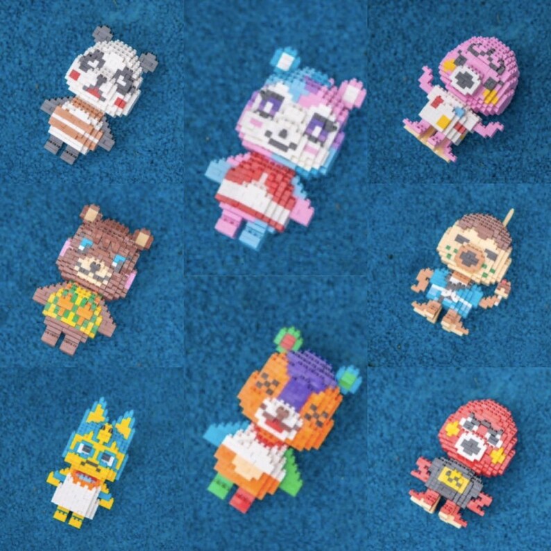 Animal Crossing Rare Characters MicroBuilding Blocks NEW Etsy