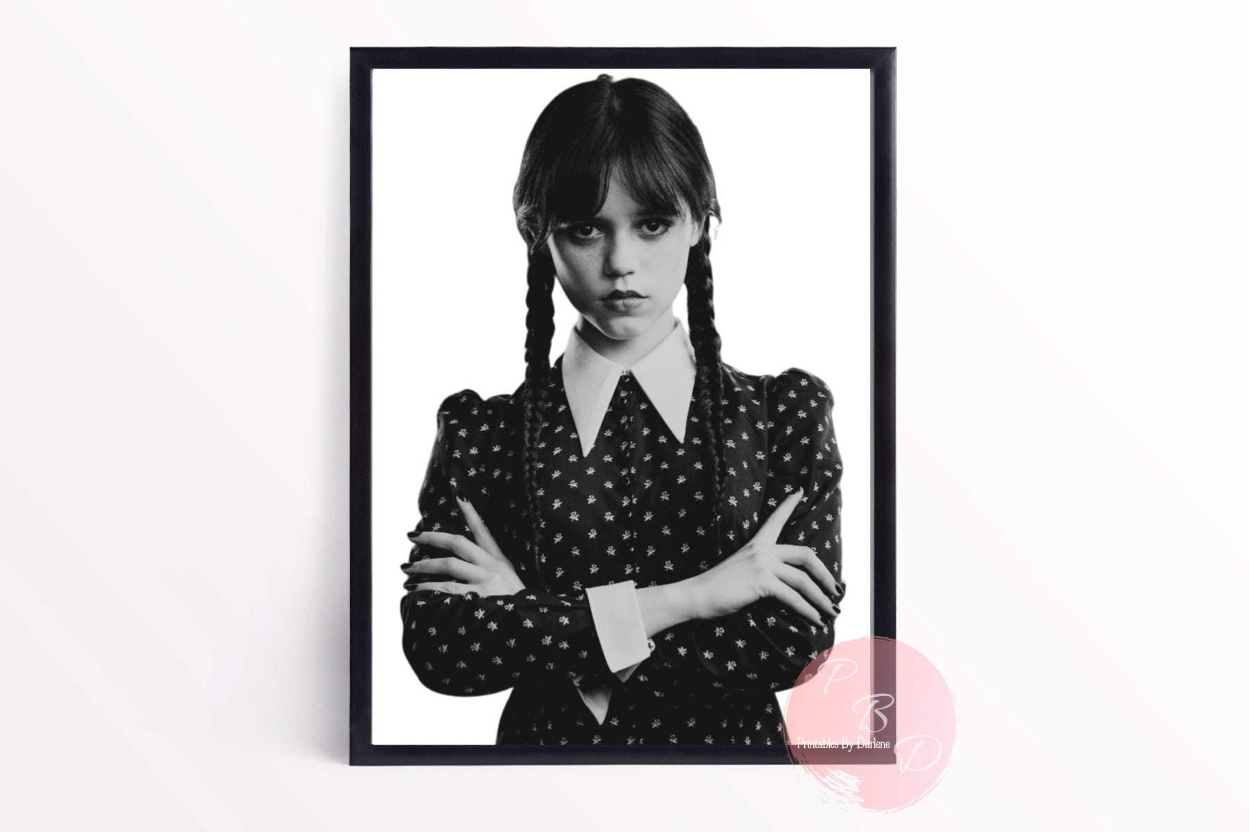 Jenna Ortega | Wednesday Addams | Printable | Print | Wall Decor Poster