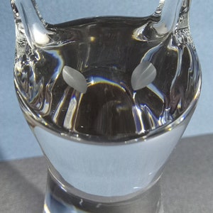 Steuben Art Glass MCM Flat Top Cool Cat / Steuben Heritage Series 1988 / Quality Crystal Glass Perfection / Great Piece, Great Price
