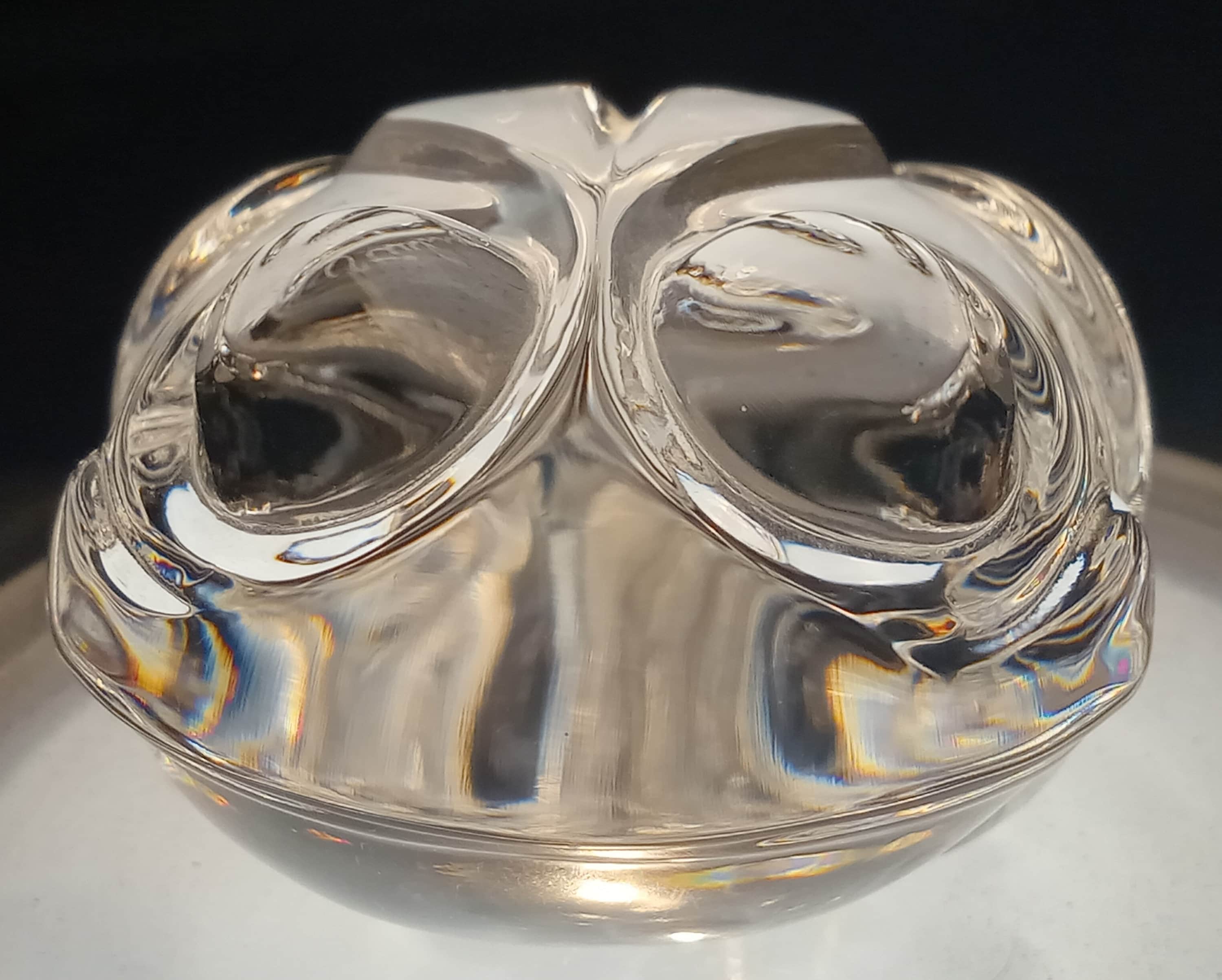 Steuben Galss サンキューブ ペーパーウエイト 置物 箱付 Steuben Galss サンキューブ ペーパーウエイト 置物 箱付