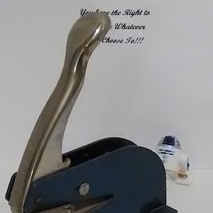 1-Long Reach Texas Notary Desk Metal Embosser (Non Active Notary) but I used it to do Some Things personally that drew Smiles all around!