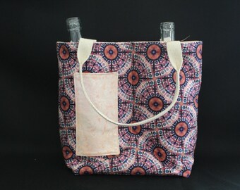 Two-Bottle Wine Tote with Corkscrew Pocket
