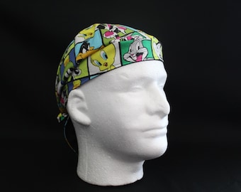 Looney Tunes Skull cap / Doo-Rag / Scrub Cap