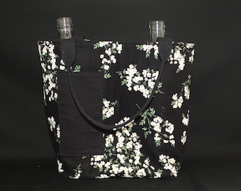 Two-Bottle Wine Tote with Corkscrew Pocket