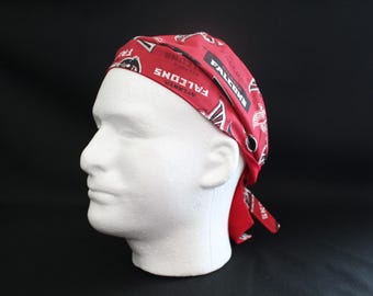 Atlanta Falcons Skull cap / Doo-Rag / Scrub Cap