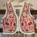 Boho Solid Eyelet Trim Buttoned Sweater Vest main image 1