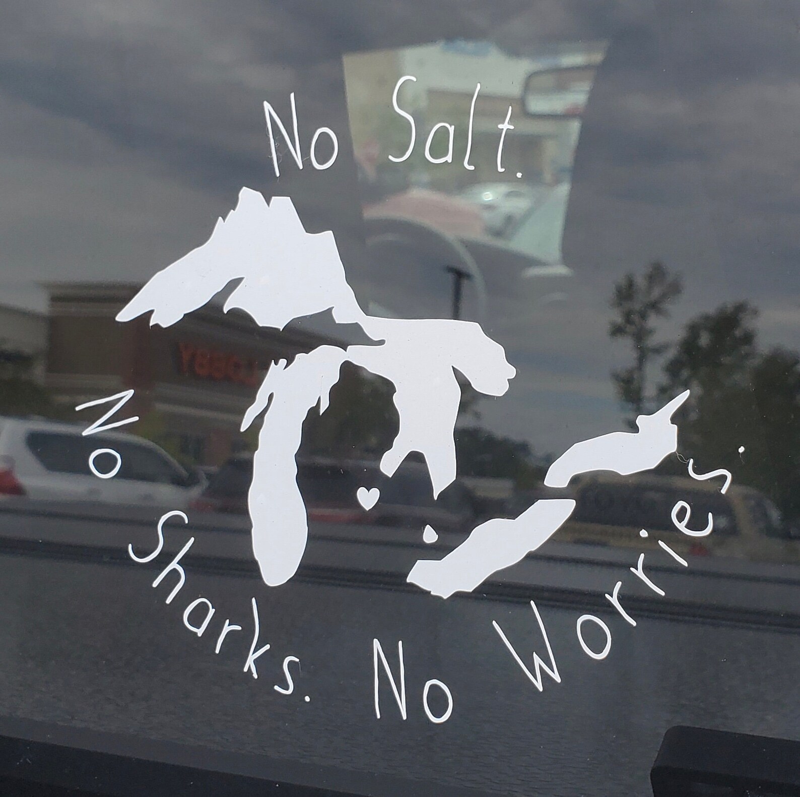 Michigan decal Great Lakes Decal Car decal No Salt No Etsy