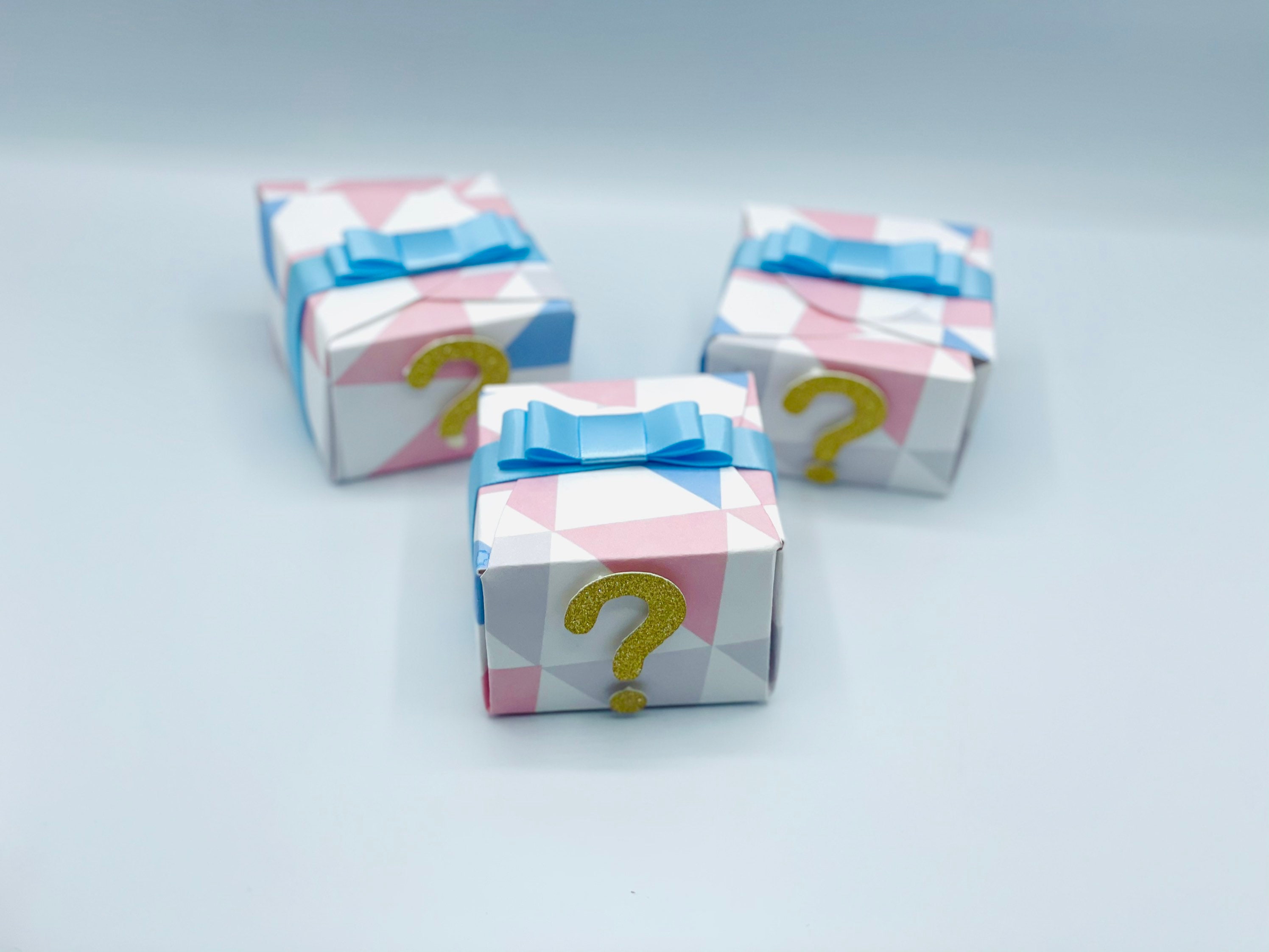 Gender Reveal party favor Gift Gender Reveal Decor bag goodie Etsy