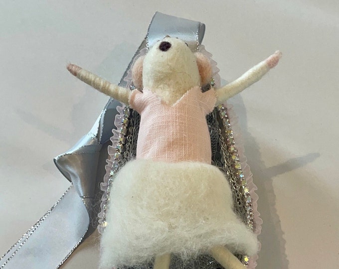NUTCRACKER MOUSE Custom Designed and Repurposed Pointe Shoe - Custom Designed for Your Beautiful Ballerina!