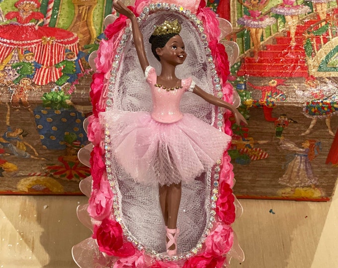 BALLERINAS OF COLOR Custom Designed and Repurposed Pointe Shoe  - Custom Designed for Your Beautiful Ballerina!