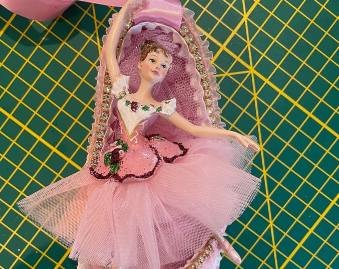 NUTCRACKER Waltz of Flowers Custom Designed and Repurposed Pointe Shoe - Custom Designed for Your Beautiful Ballerina!