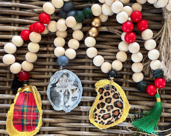 MONGRAMMED - Oyster Shell Blessing Beads