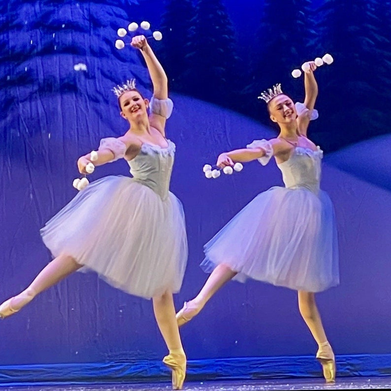 NUTCRACKER SNOW QUEEN Custom Designed and Repurposed Pointe Etsy