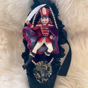 Nutcracker Prince Repurposed Pointe Shoe: Custom Ballet Dancer Gift