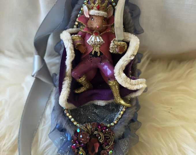 NUTCRACKER MOUSE KING Custom Designed and Repurposed Pointe Shoe - Custom Designed for Your Beautiful Ballerina!