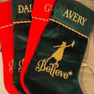 Personalized Velvet Nutcracker Stockings