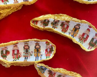 XL Ltd Edition Preppy Nutcracker Soldier Oyster Shell Dish