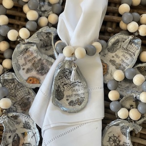 Isle of Pirates Oyster Shell Napkin Rings
